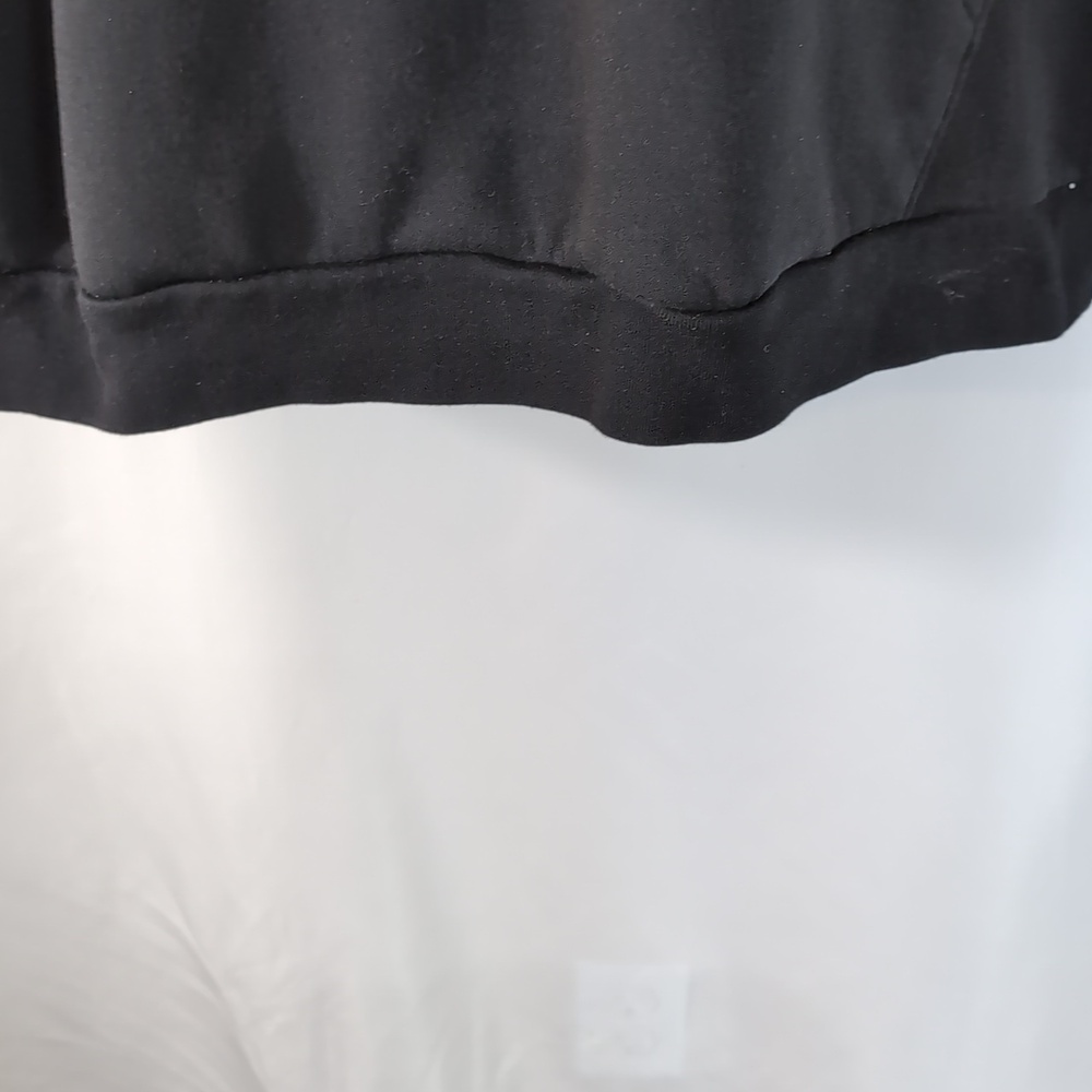 Black Adidas Hooded Sweatshirt Hoodie With Front Kangaroo Pocket Size XL - Picture 4 of 7